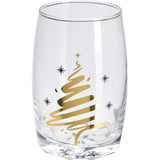 Drikkeglass Jul Gulltekst 2pk 300ml | 2ass