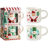 Julekrus Porselen 2 stk | Excellent Houseware