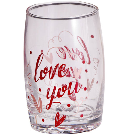 Drikkeglass Love You 2pk 300ml | Excellent Houseware