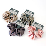 Stor Hårstrikk Scrunchie Metallic | Flere farger