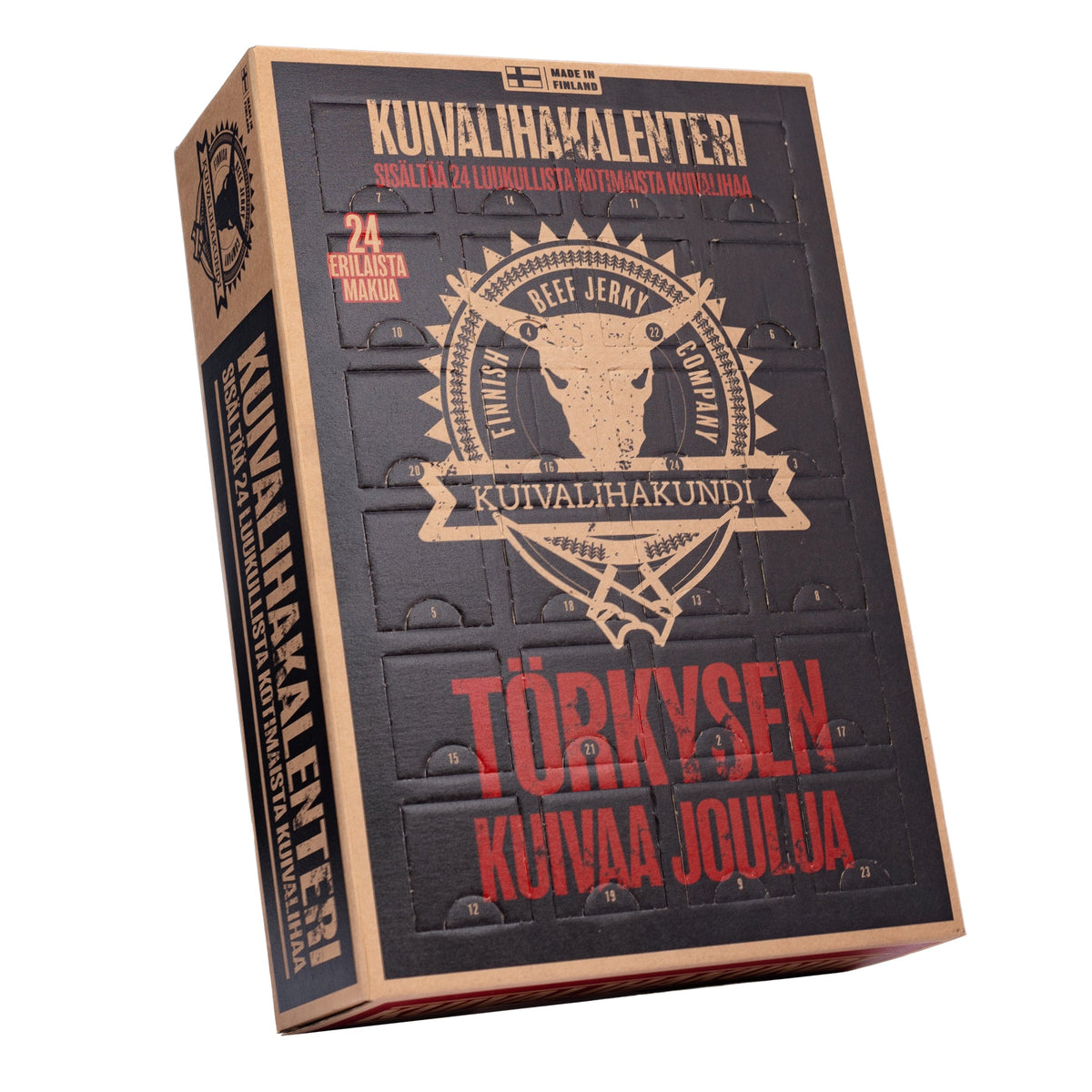Kuivalihakundi Jerky Julekalender 24 Smaker – 480g