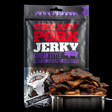 Kuivalihakundi Greasy Pork Jerky Koreansk Stil 150g