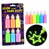 Glow in the dark maling 3D - 6pk