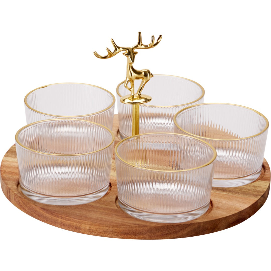 Serveringssett 6 deler Glass | Excellent Houseware