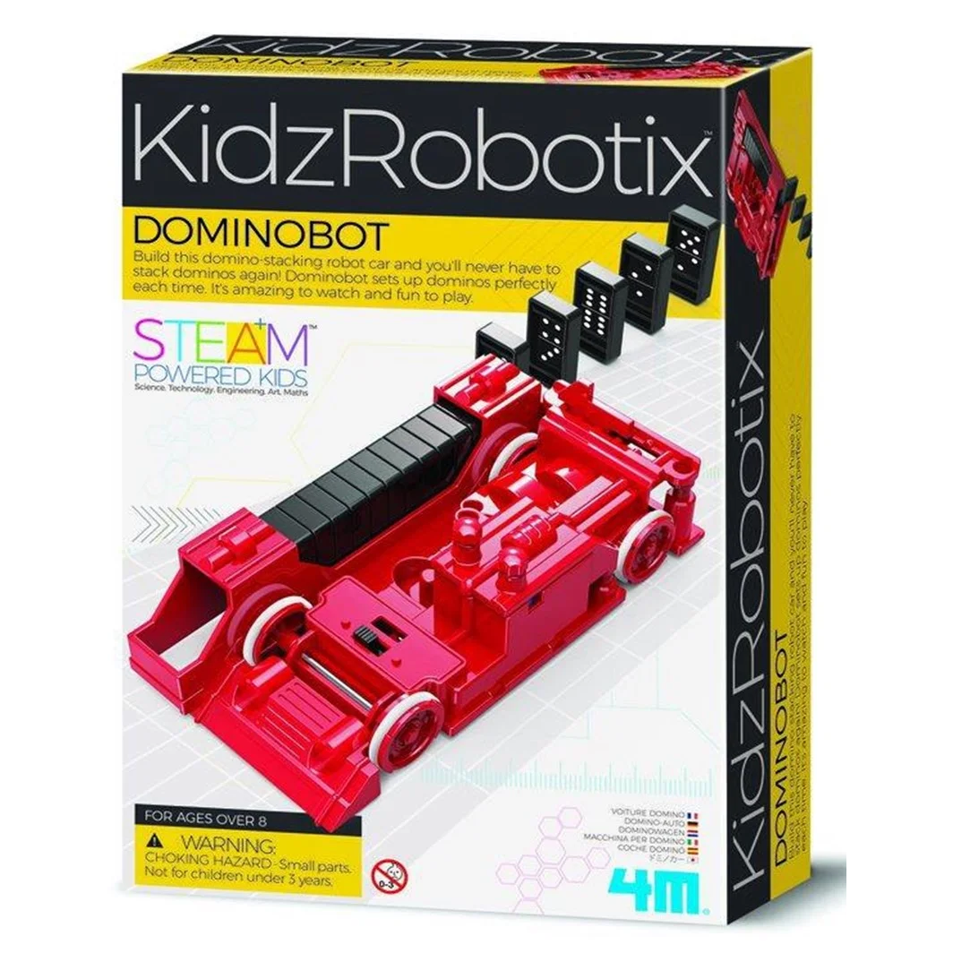 4M KidzRobotix Dominobot | Robot som Setter Opp Domino