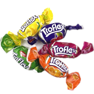 Troflex Fruktkarameller 800g | Storpakk Seige Karameller