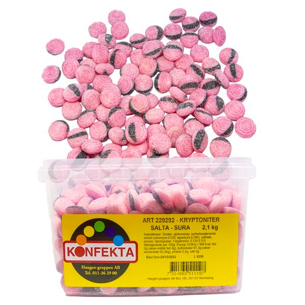 Konfekta Kryptoniter Salt & Sure 2,1kg | Storpakk