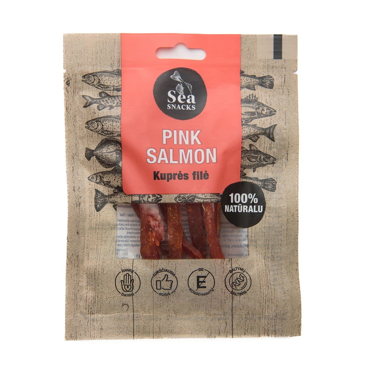 Sea Snacks Tørrfisk Tørket Laks 30g