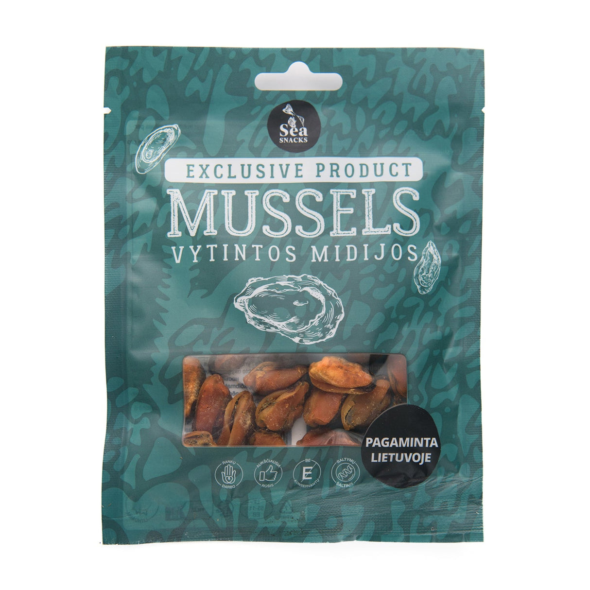 Sea Snacks Tørrfisk Tørkede Blåskjell 30g