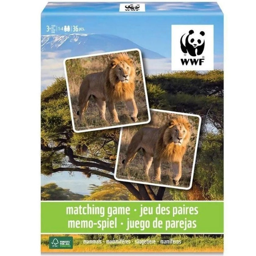 WWF Memory Matching Game Mammals