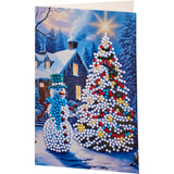 Julekort Diamond Painting Sett 4stk | Art & Craft