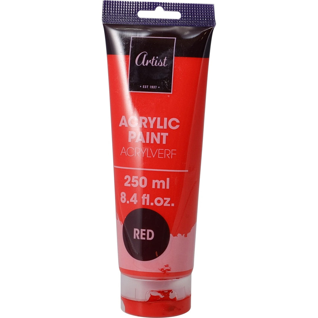 Akrylmaling 250ml | Artist | 6 Assorterte Farger