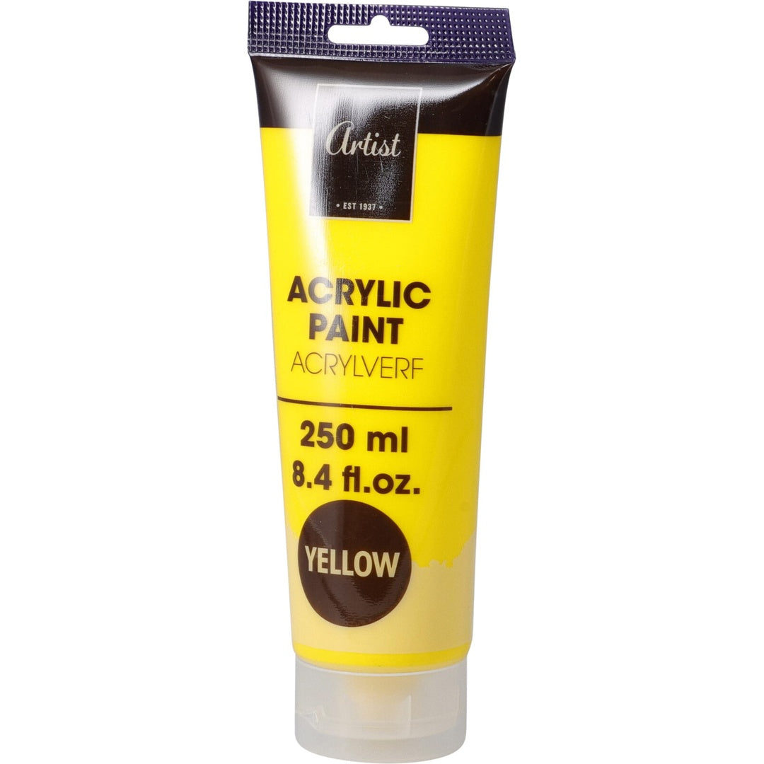 Akrylmaling 250ml | Artist | 6 Assorterte Farger