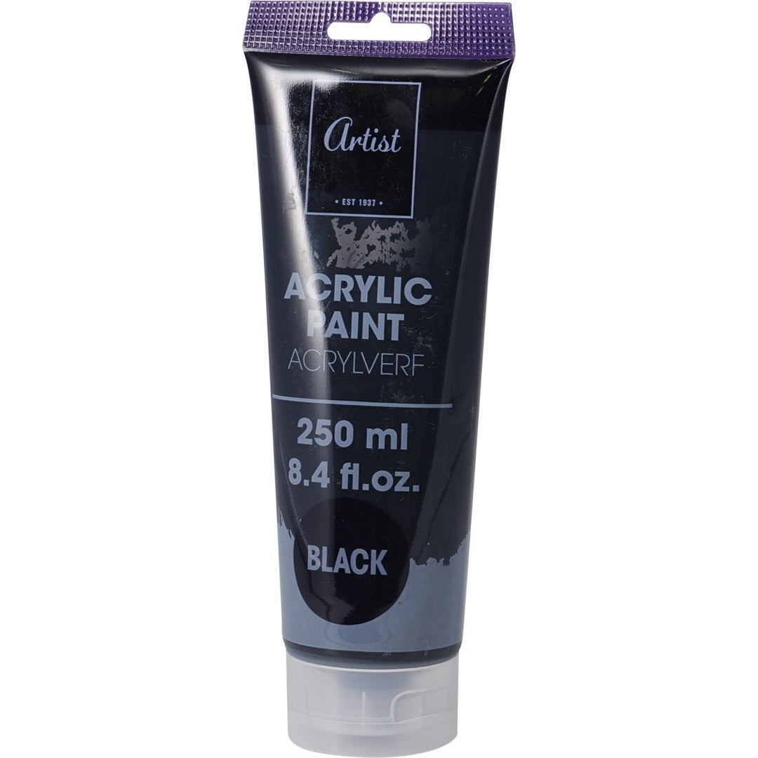 Akrylmaling 250ml | Artist | 6 Assorterte Farger
