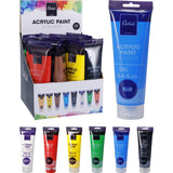 Akrylmaling 250ml | Artist | 6 Assorterte Farger
