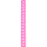 Pop it Linjal i Silikon | 30 cm | 4 farger