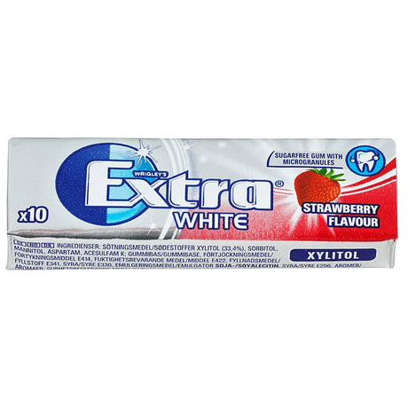 Extra White Jordbær 30x14g | Storpakk