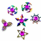 Fidget Spinner Metall Regnbue | 6 Varianter