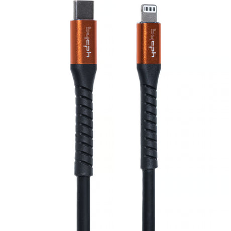 Leki by cph PRO Ladekabel USB-C til Lightning 2m | Svart