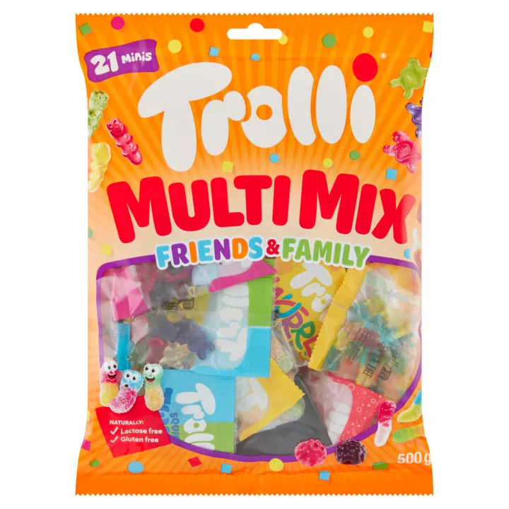 Trolli Multi Mix 500g | 21 Små Godteposer