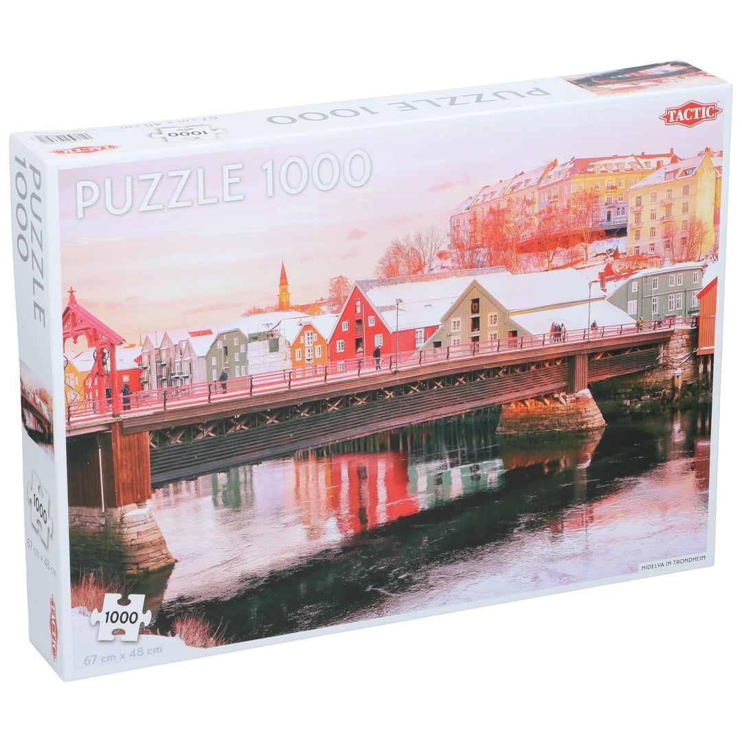 Nidelva i Trondheim Puslespill | 1000 Brikker