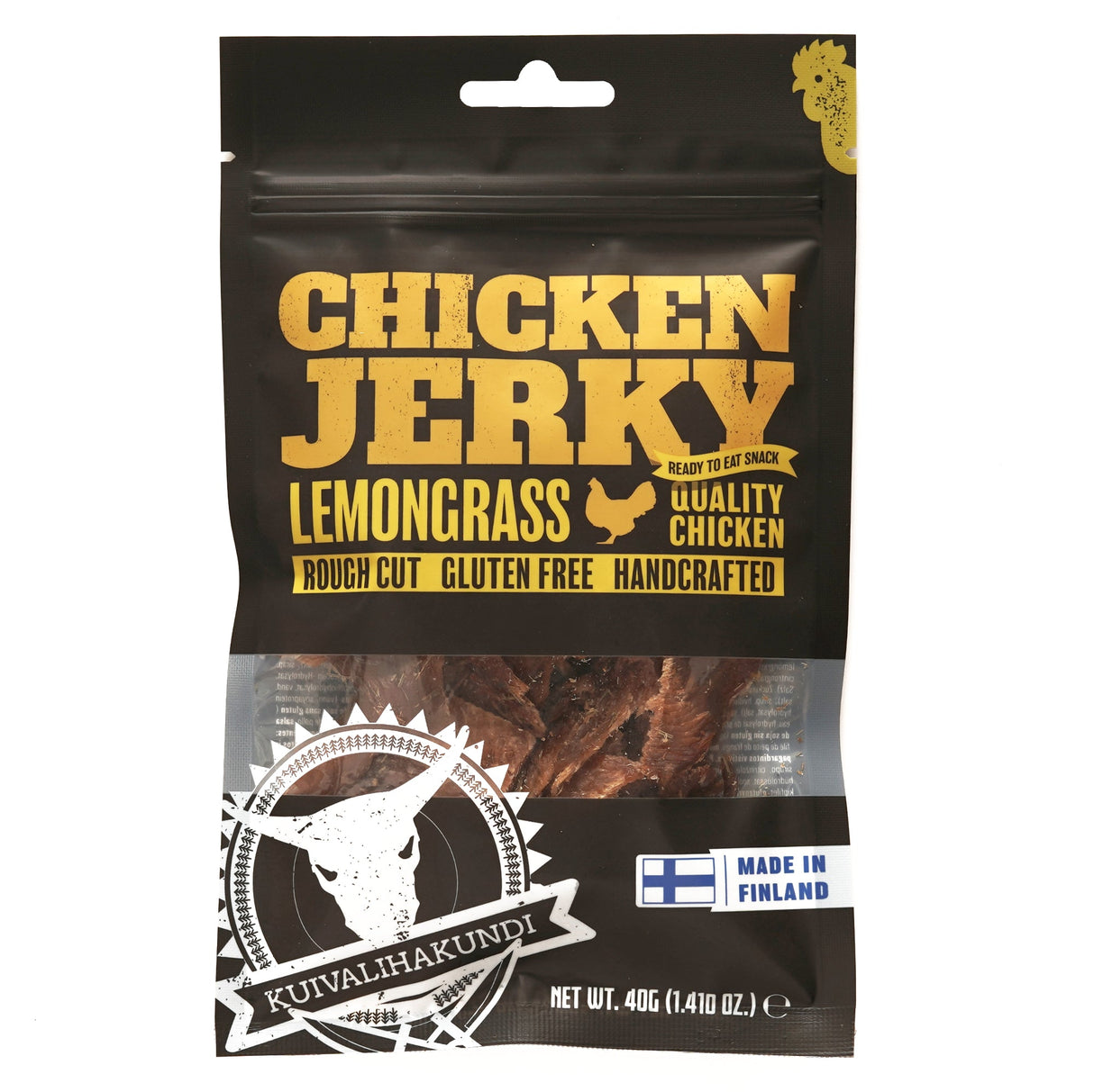 Kuivalihakundi Kylling Jerky med Sitrongress 100g