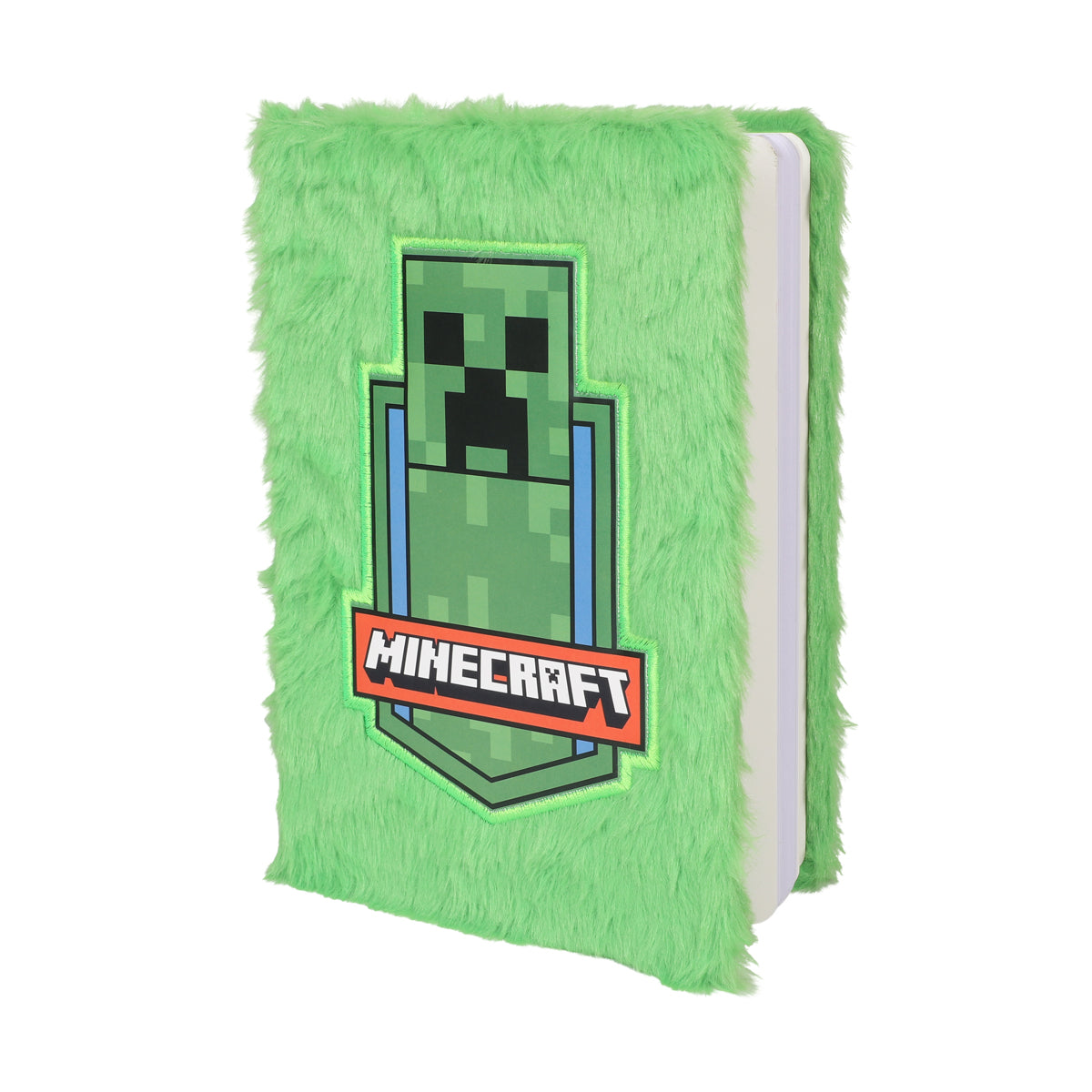 Minecraft Fluffy Notatbok med Creeper-motiv
