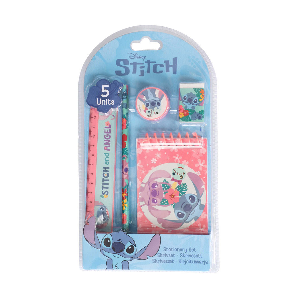 Stitch Skrivesett 5 Deler