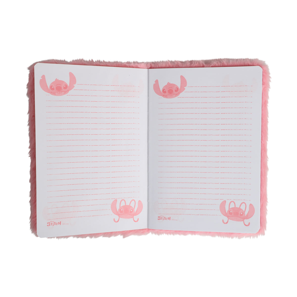 Stitch Fluffy Notatbok A5
