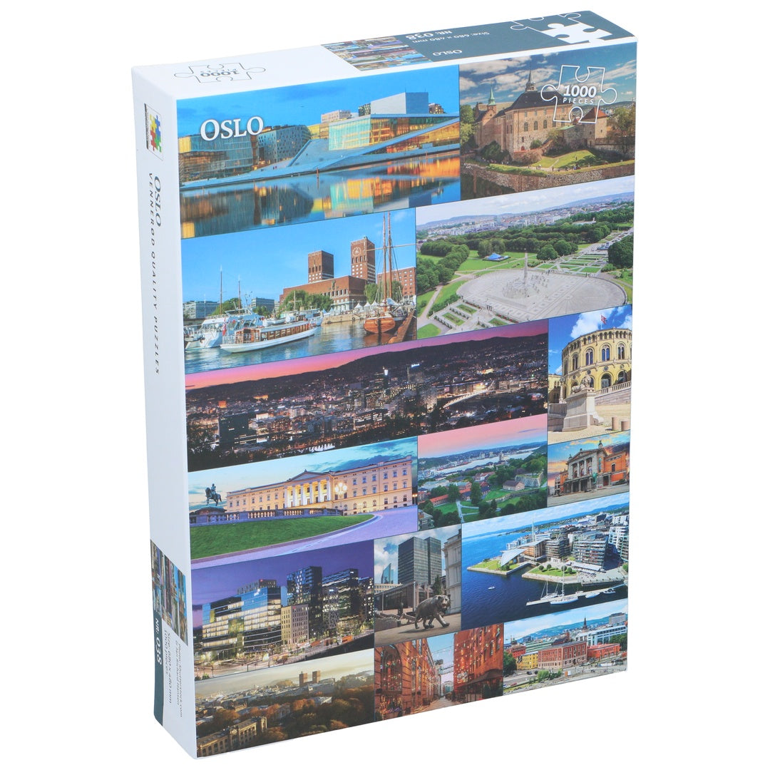 Puslespill Oslo 1000 brikker | Vennerød