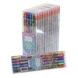 Tinka Cool Stuff Utskiftbar Fargeblyant m/visketopp 6pk