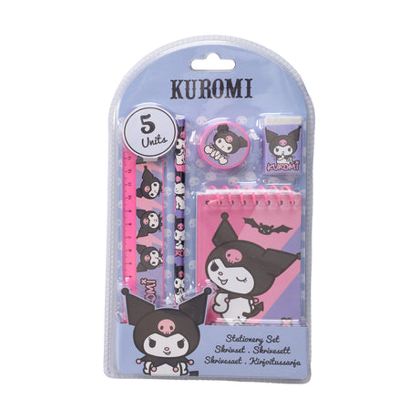 Kuromi Skrivesett 5 Deler