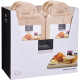 Skjærebrettsett Bambus 4 stk med Holder | Excellent Houseware