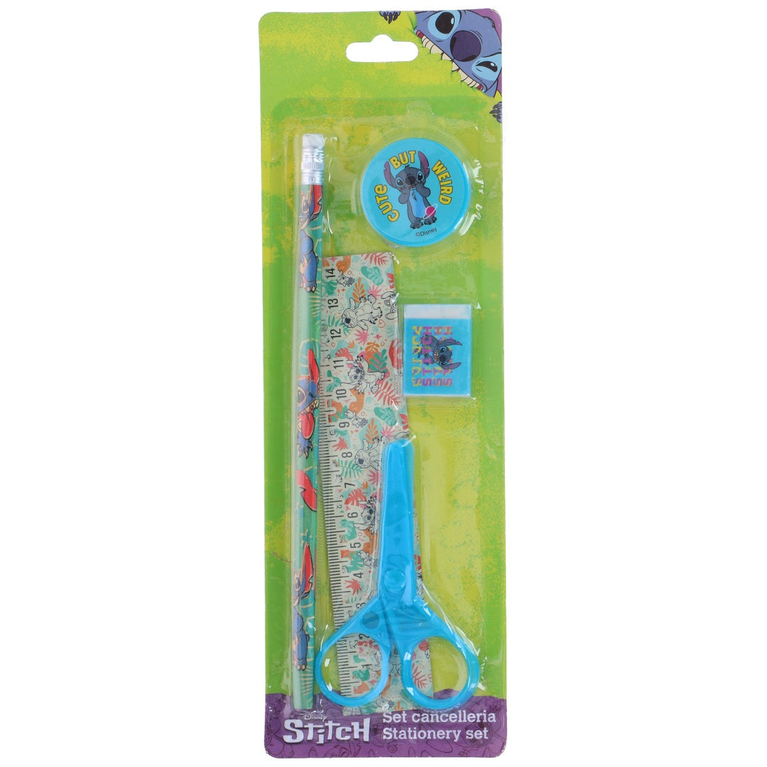 Disney skrivesett med Stitch motiv | 5 deler