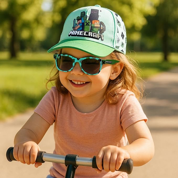 Minecraft Caps og Solbriller Sett | 4–8 år
