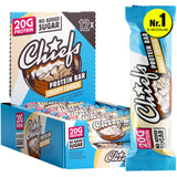 Datodeal | Chiefs Protein Bar Crispy Cookie 12x55g | Storpakk