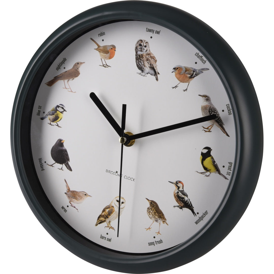 Veggklokke med Fuglesang, 25 cm
