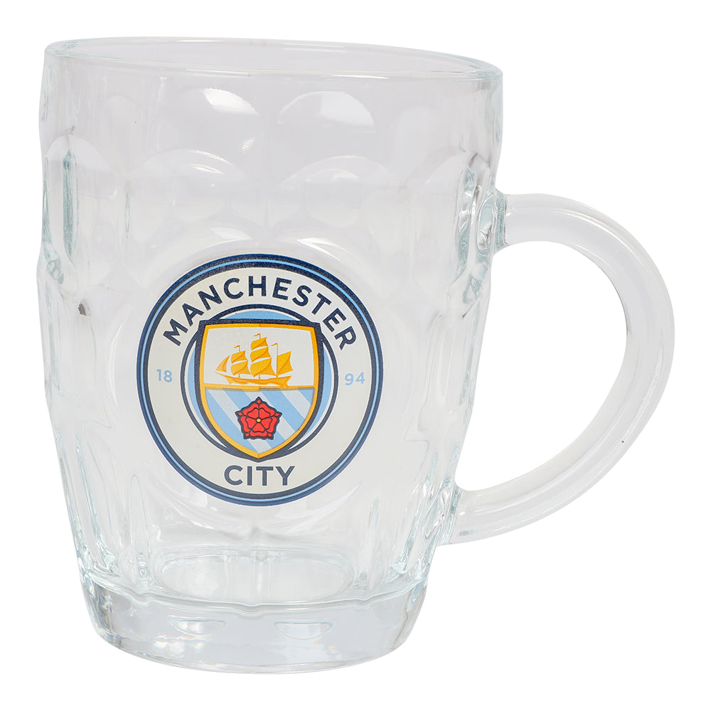 Manchester City Pintglass 5,6dl | Dimple Tankard