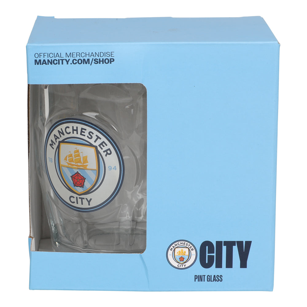 Manchester City Pintglass 5,6dl | Dimple Tankard