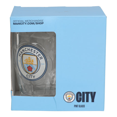 Manchester City Pintglass 5,6dl | Dimple Tankard