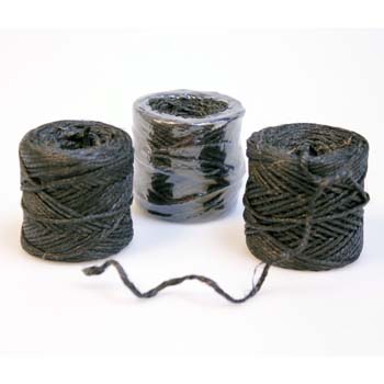 Jutesnøre Sort 32m x 2mm | 3-lags