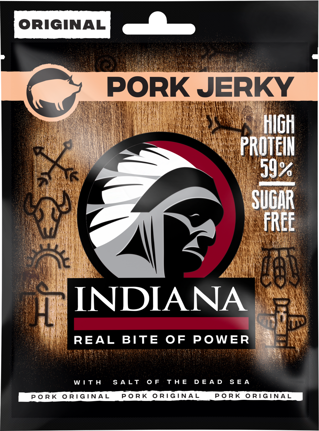 Indiana Pork Jerky Original 25g | Datodeal