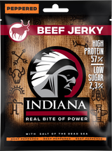 Indiana Beef Jerky Peppered 90g