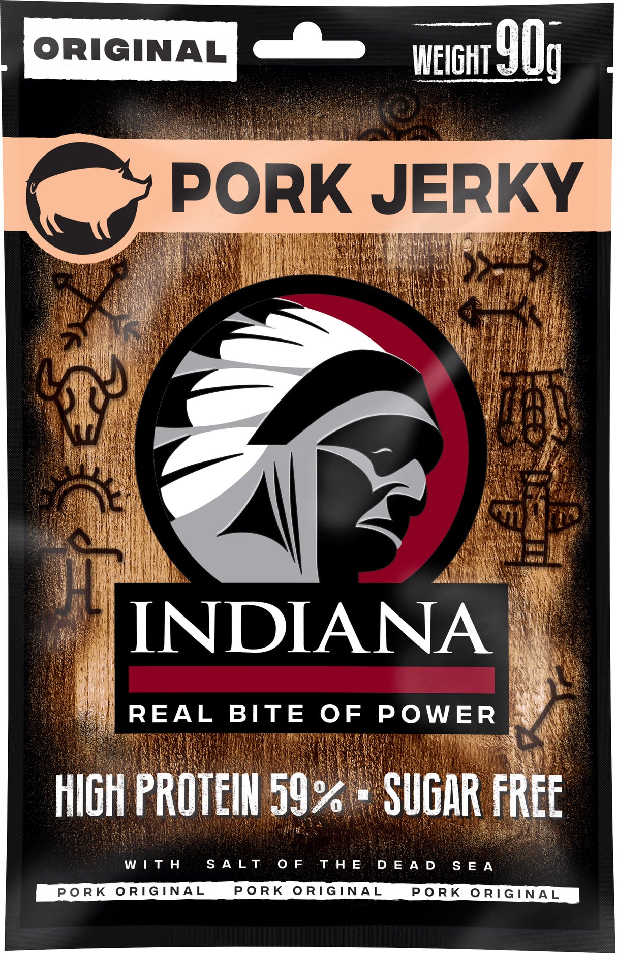 Indiana Pork Jerky Original 25g | Datodeal