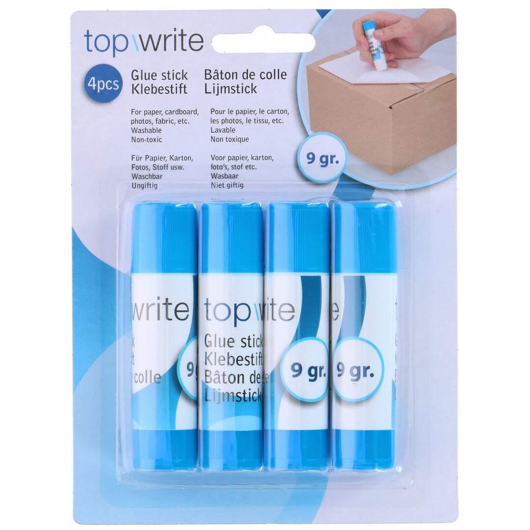 Topwrite Limstifter 4-pk | 9g hver