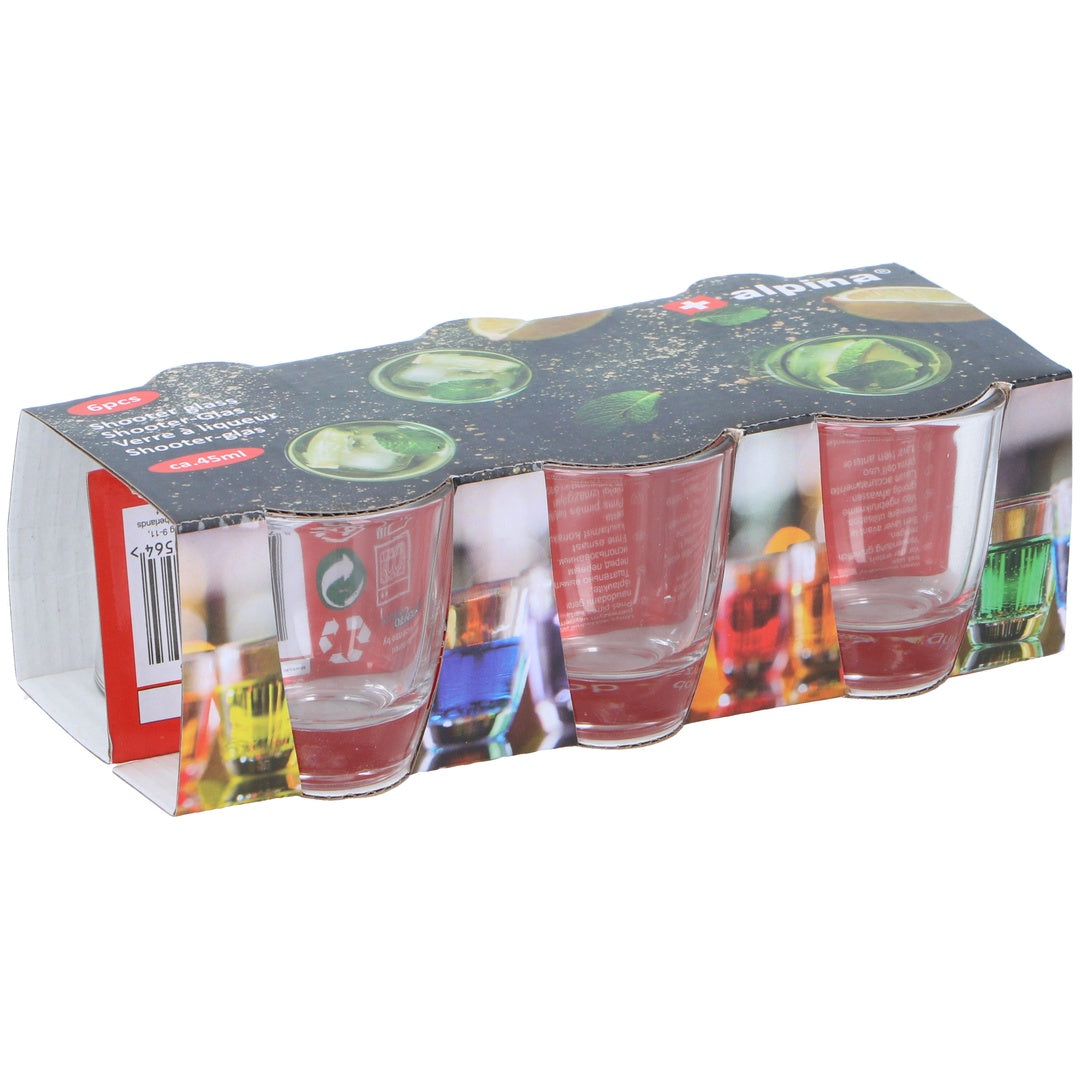 Shotglass Sett 6 stk 45ml | Alpina