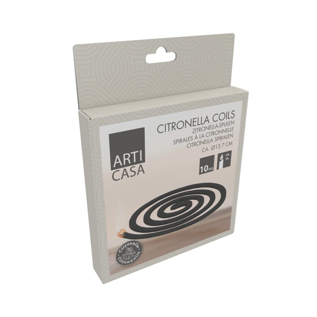 Arti Casa Myggspiraler | Naturlig Citronella | 10 stk