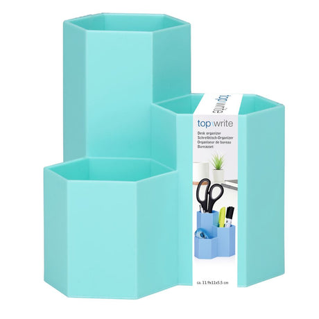 Topwrite Desk Organizer | 3 Rom | Fargerik og Praktisk