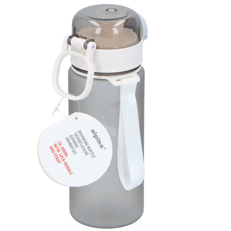 Alpina Drikkeflaske 600ml | Sort, Fersken, Turkis