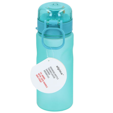 Alpina Drikkeflaske 600ml | Sort, Fersken, Turkis